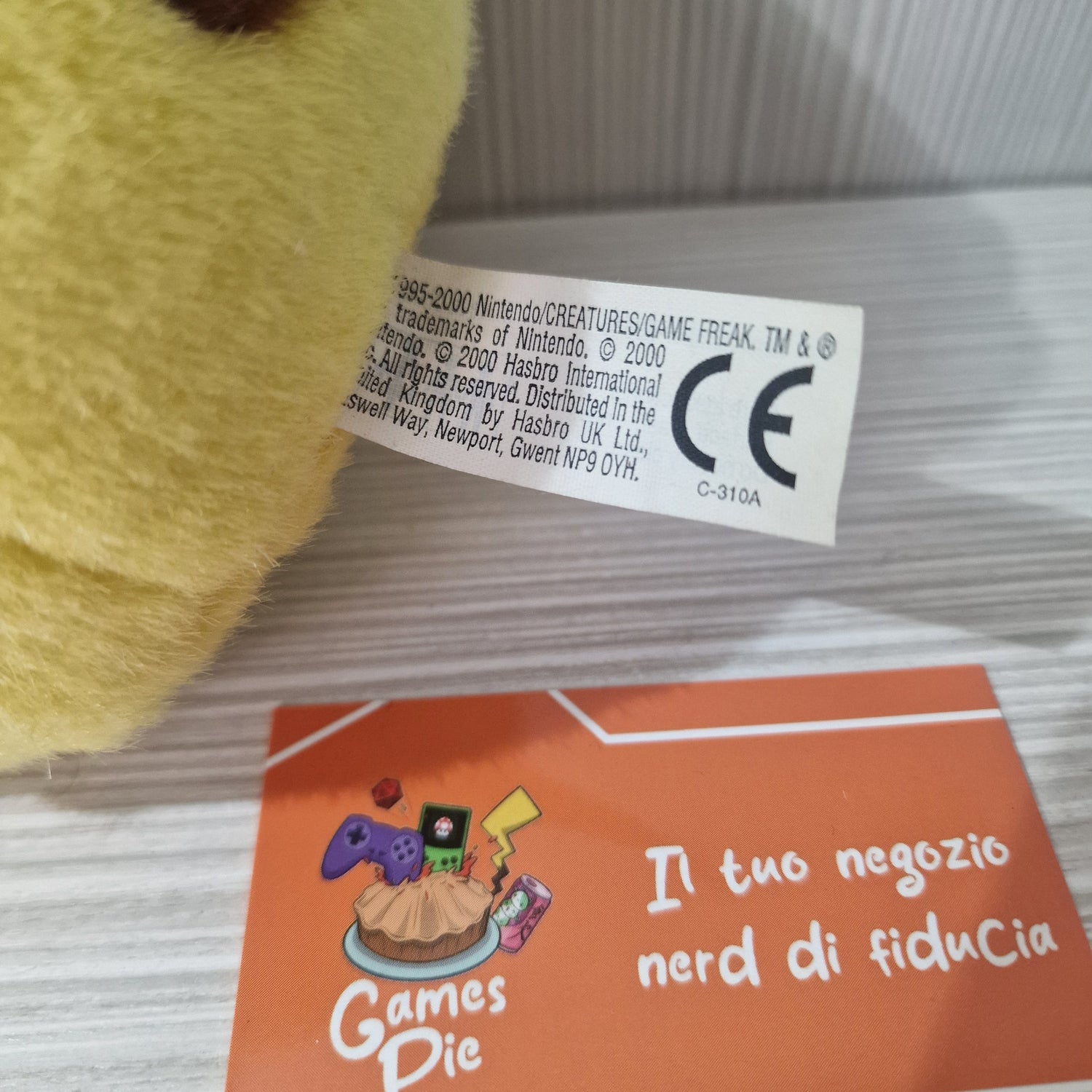 Peluche Pokèmon Pikachu Merry Christmas Hasbro 2000 Tomy Originale Ufficiale