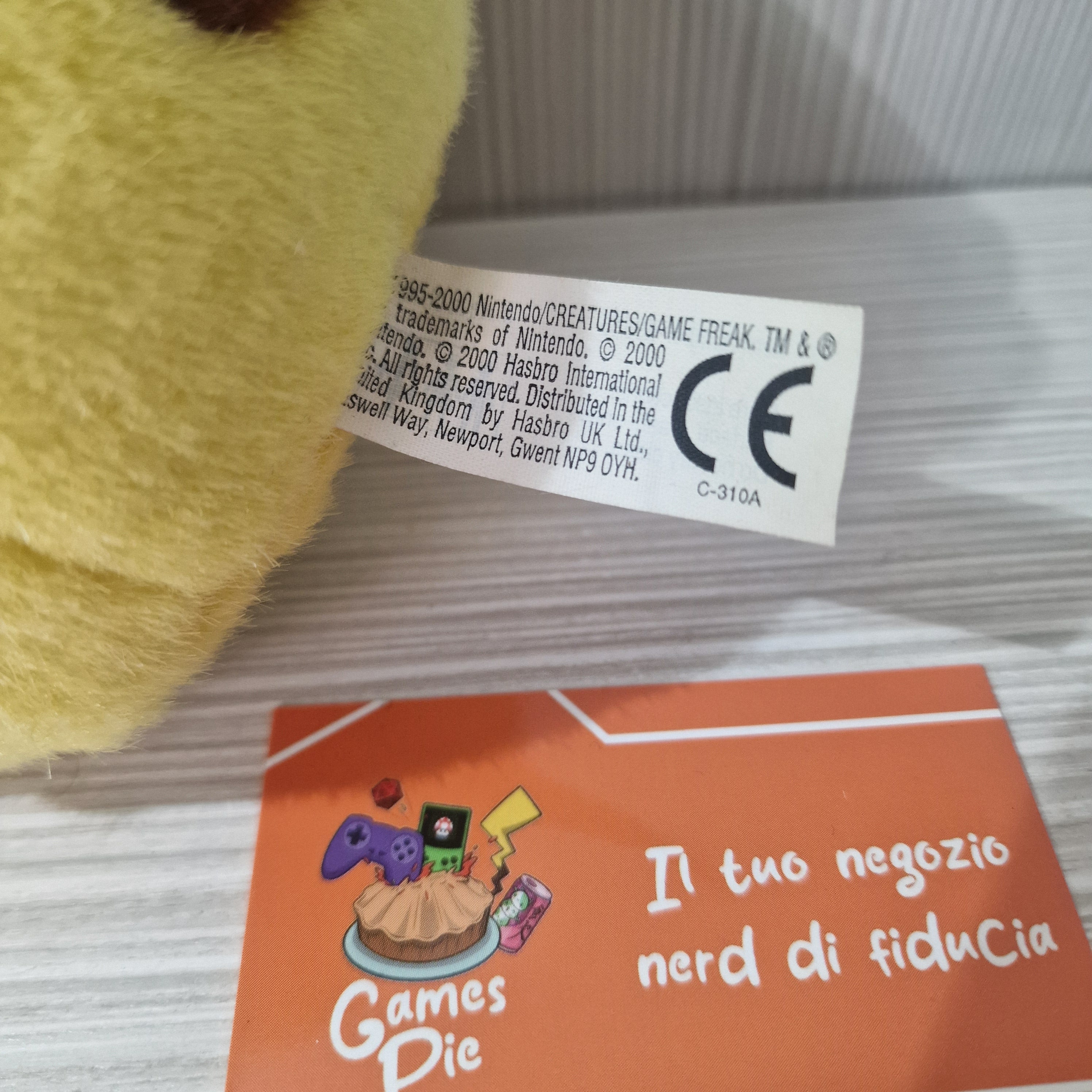 Peluche Pokèmon Pikachu Merry Christmas Hasbro 2000 Tomy Originale Ufficiale