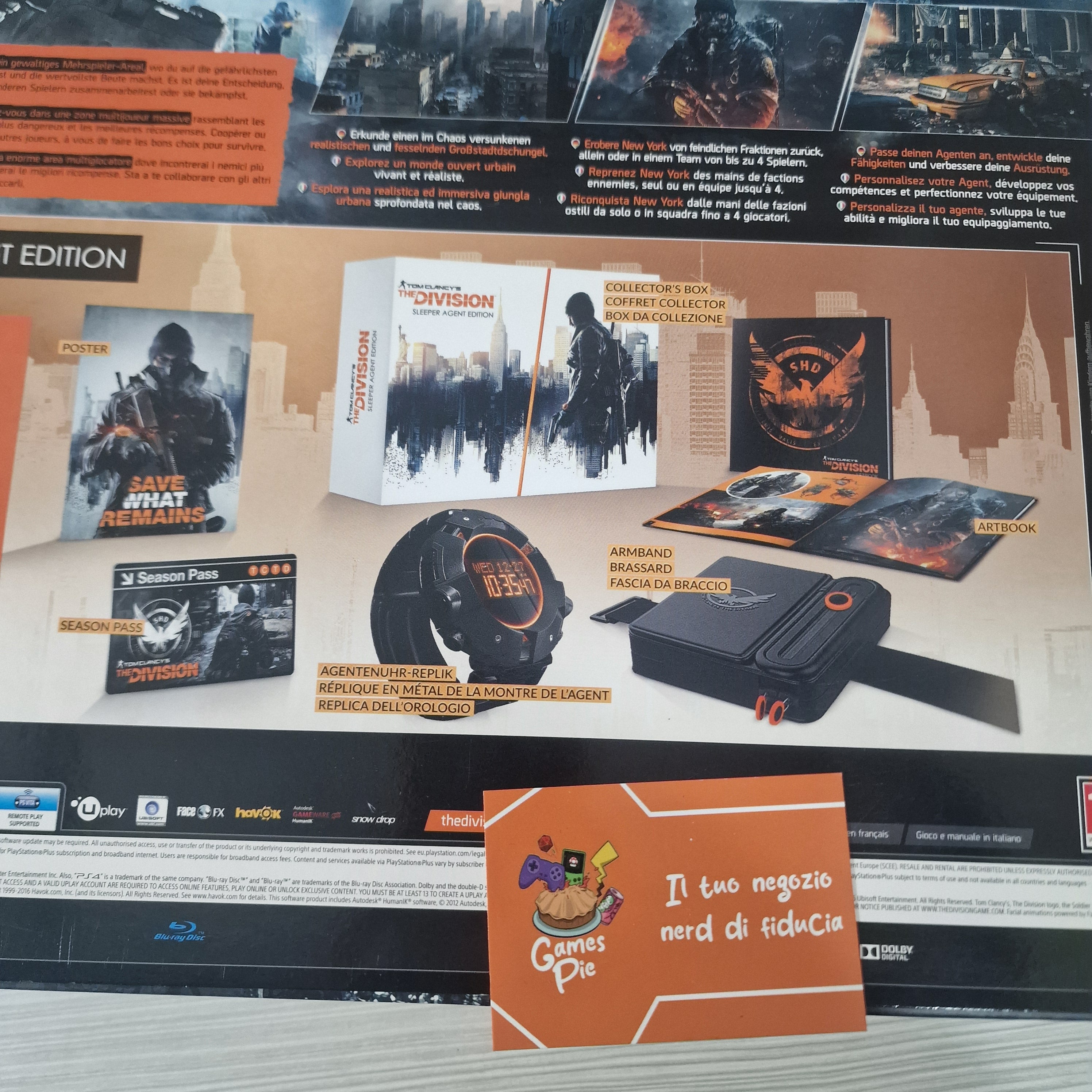 Tom Clancy’s The Division – Sleeper Agent Edition PlayStation 4 + steelbook esclusiva