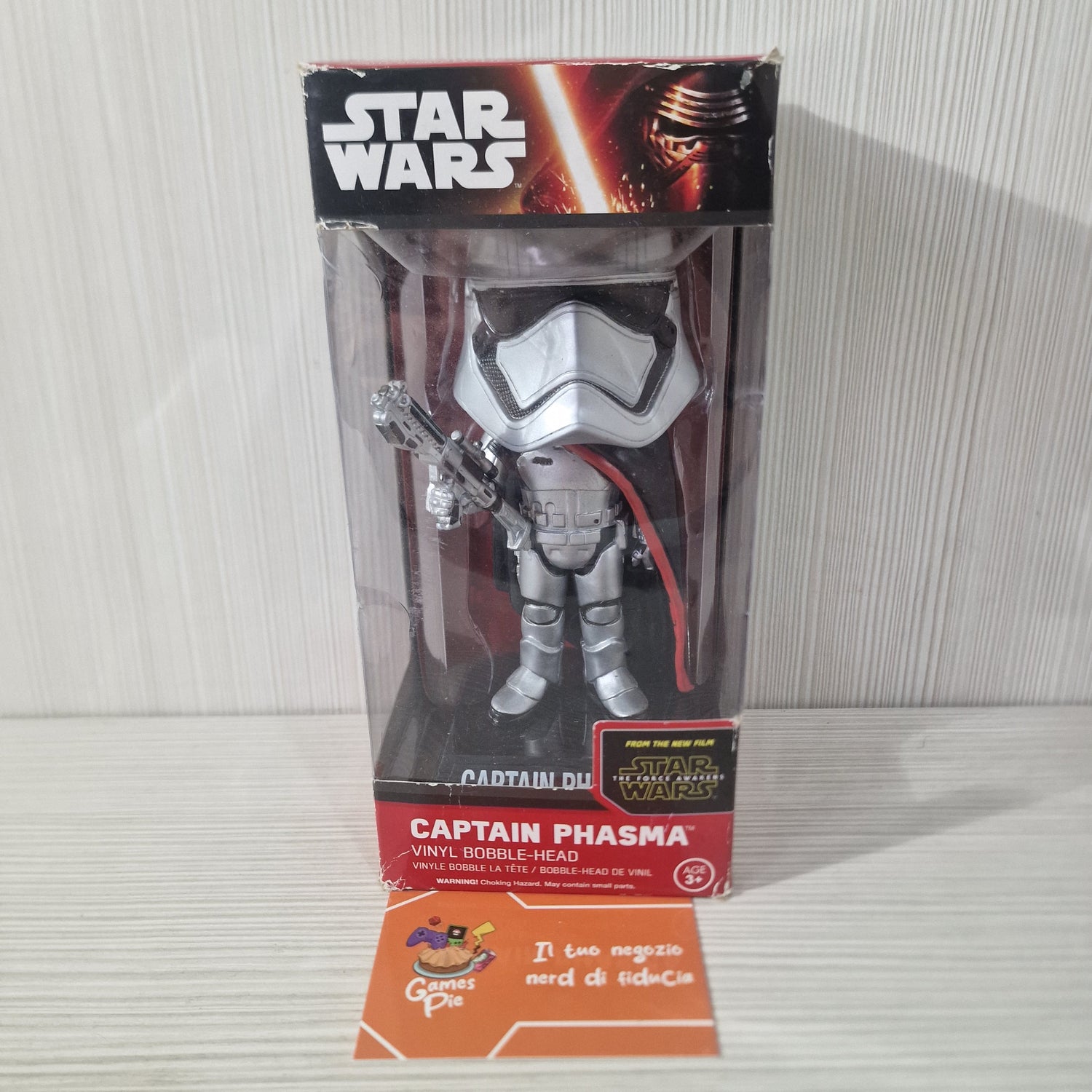 Funko Star Wars Captain Phasma Vinyl Bobble-Head NUOVO
