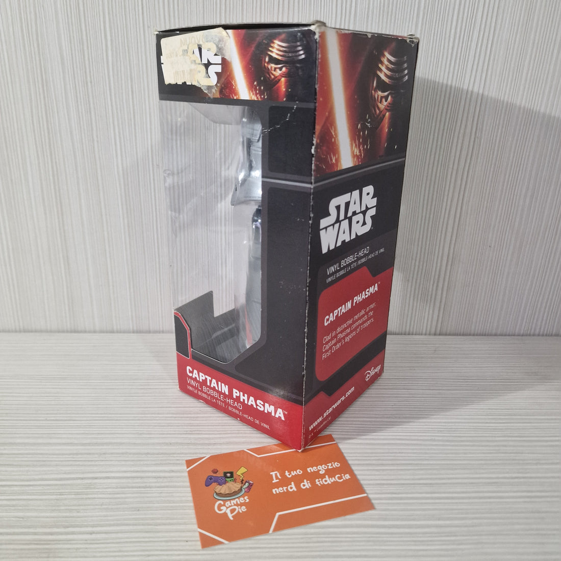 Funko Star Wars Captain Phasma Vinyl Bobble-Head NUOVO