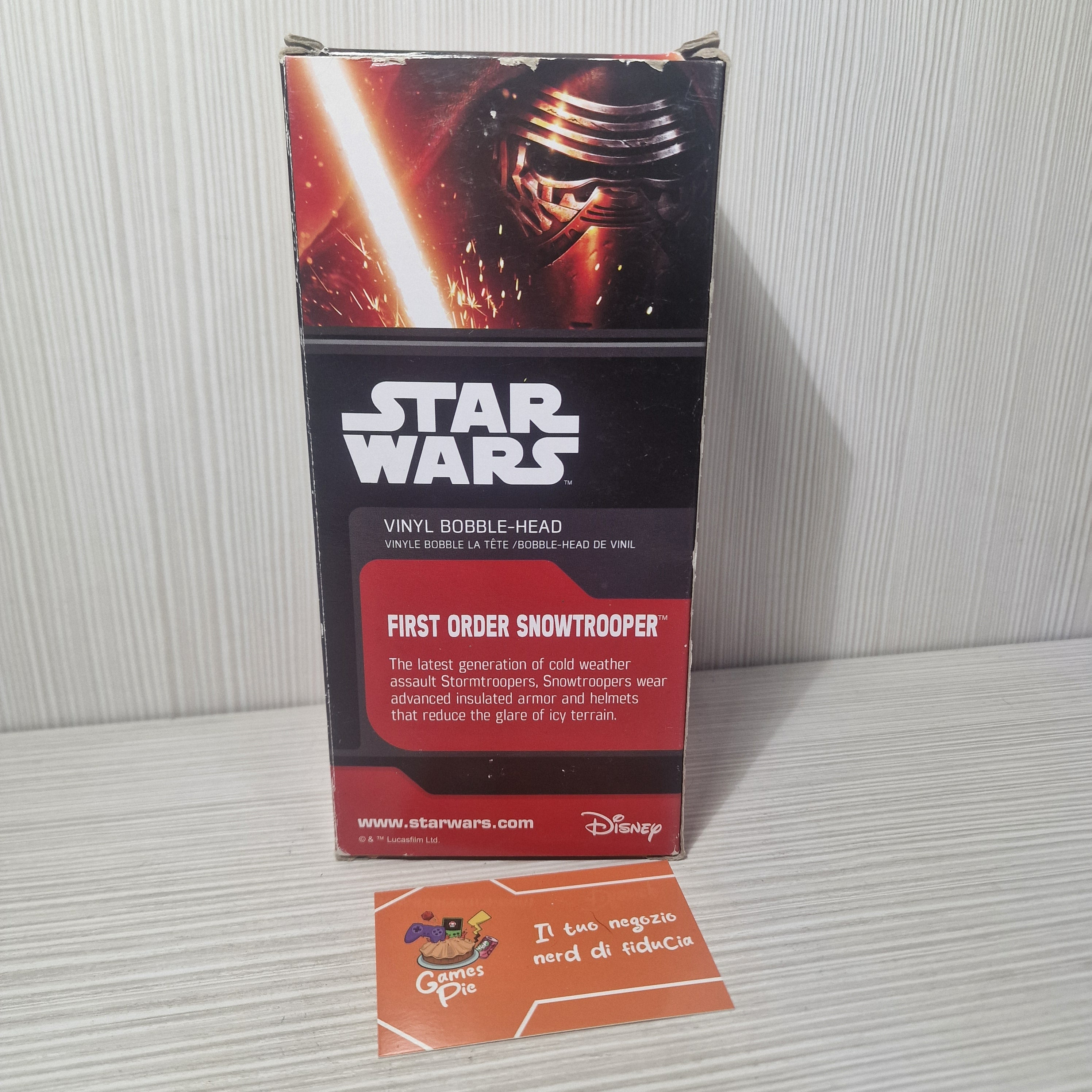 Funko Star Wars First Order Snowtrooper Vinyl Bobble Head Sigillato