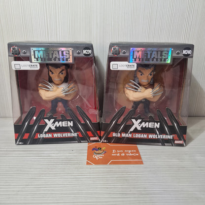 Loot Crate Metals Wolverine Old Man Logan M229 + M240 Die Cast X-Men Sigillati