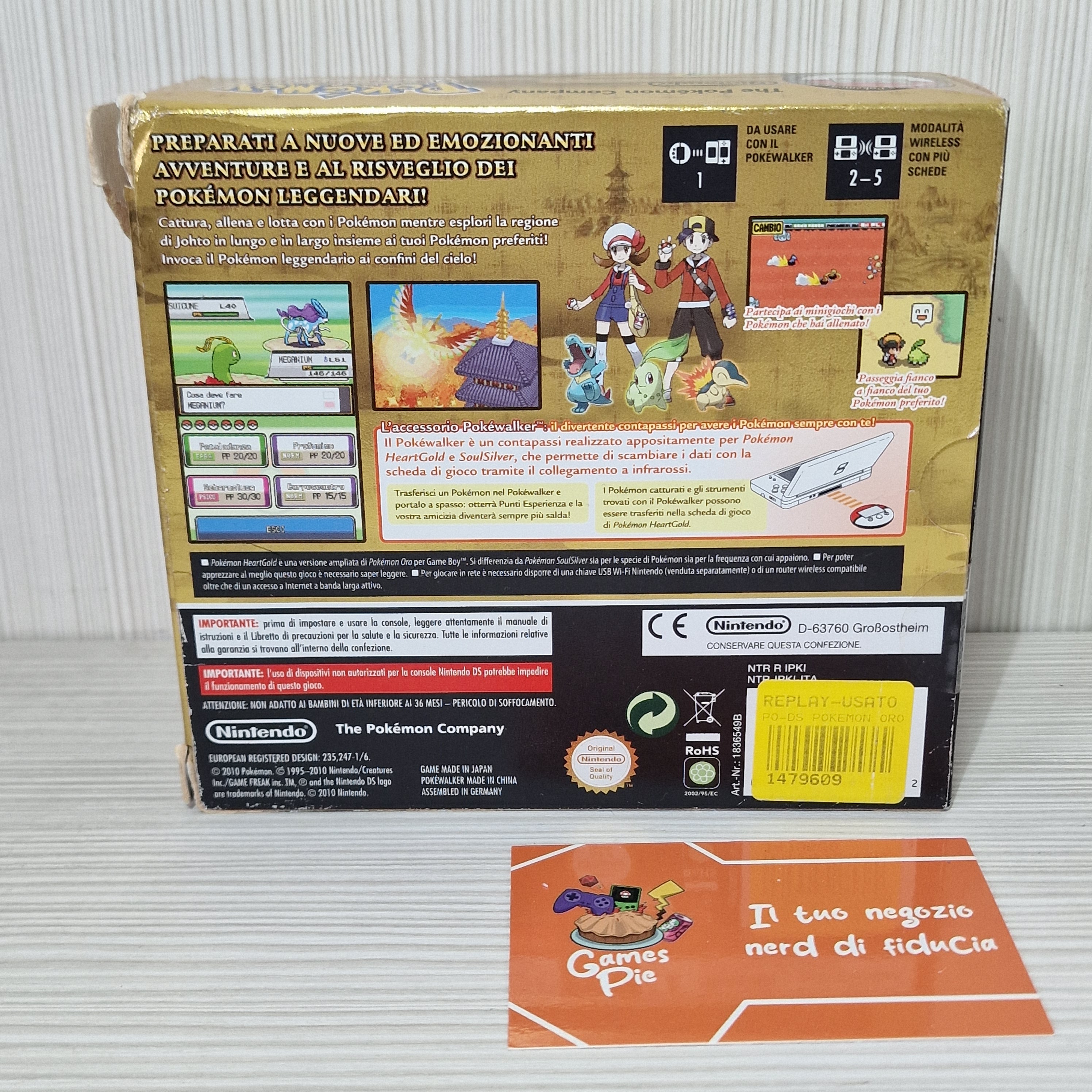 Pokémon Versione Oro Heartgold Big Box Nintendo 3DS