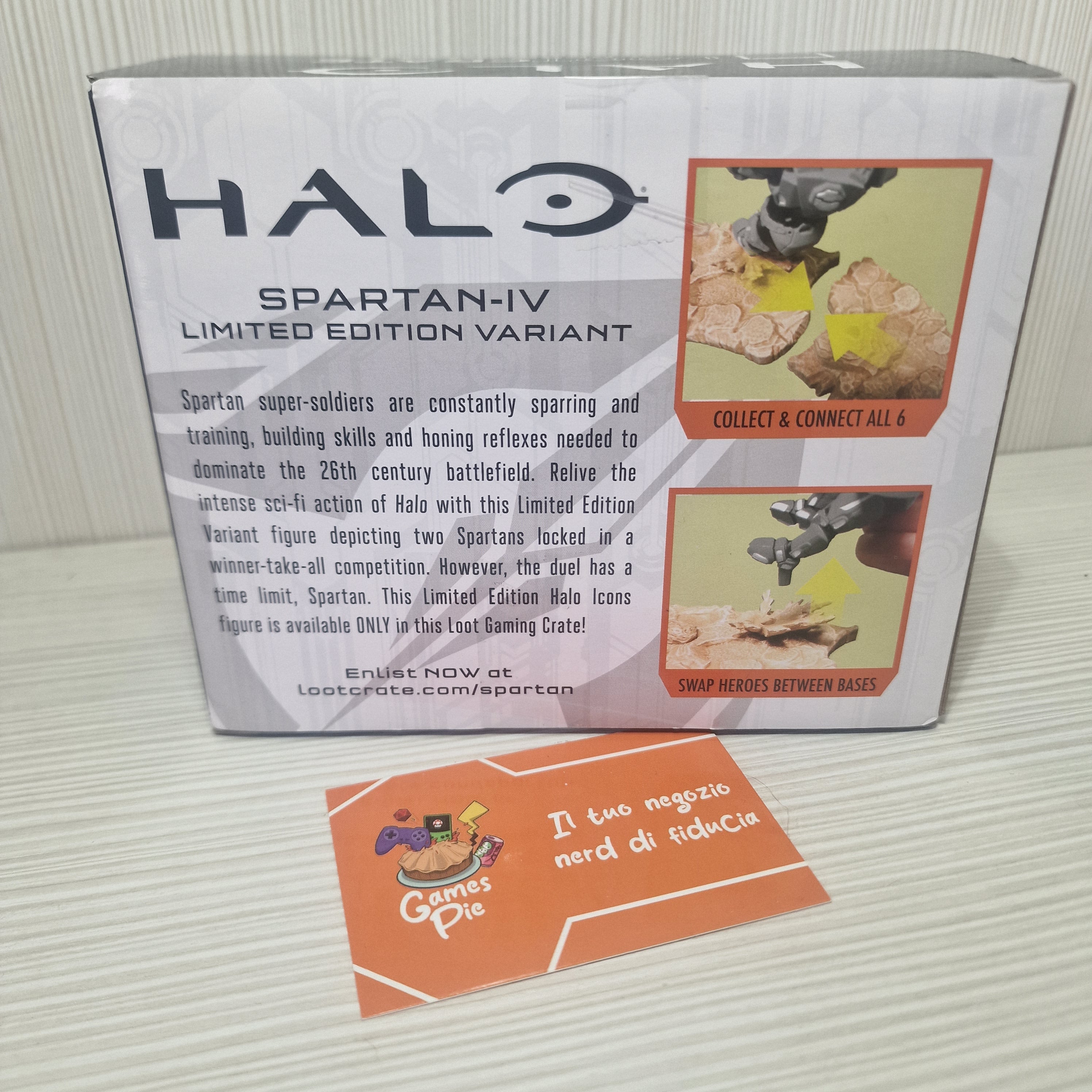 Halo Icons Master Chief Spartan IV Figure Loot Crate Limited Edition