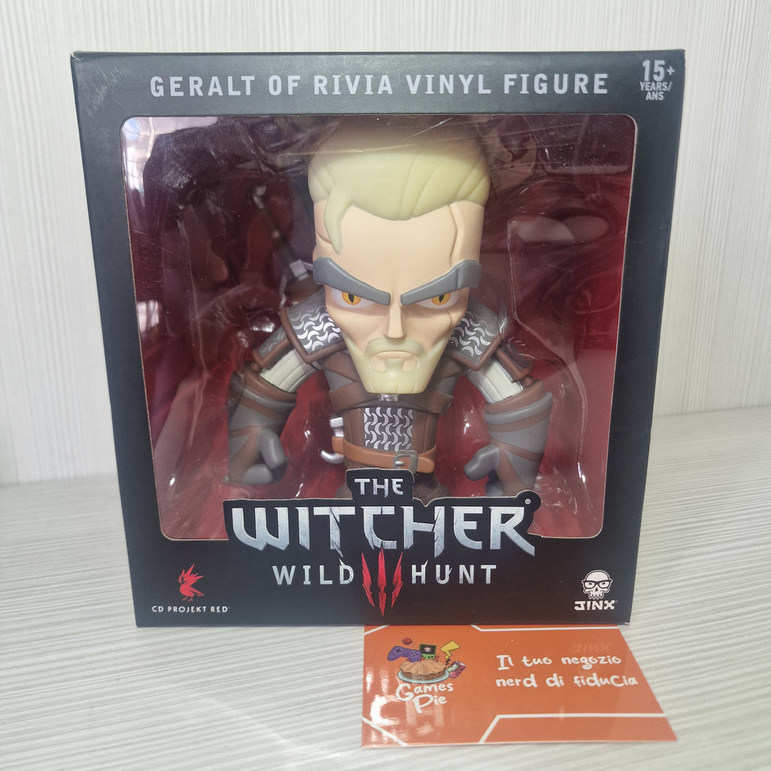 The Witcher 3 Wild Hunt Geralt of Rivia Vinyl Figure JINX CD Projekt Red NUOVO