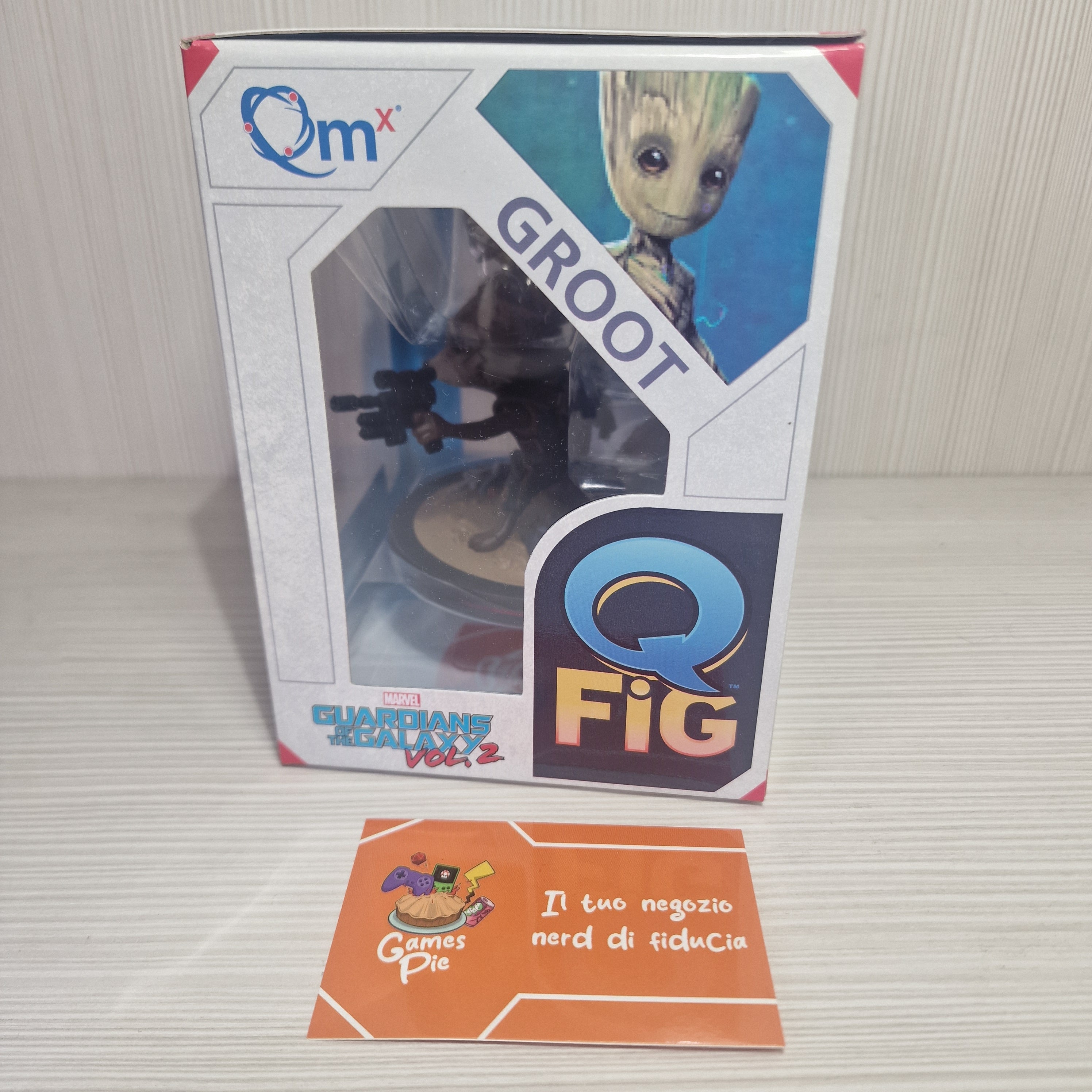 Figure Diorama Q-Fig QMx Marvel Rocket Baby Groot Guardiani Galassia Vol. 2
