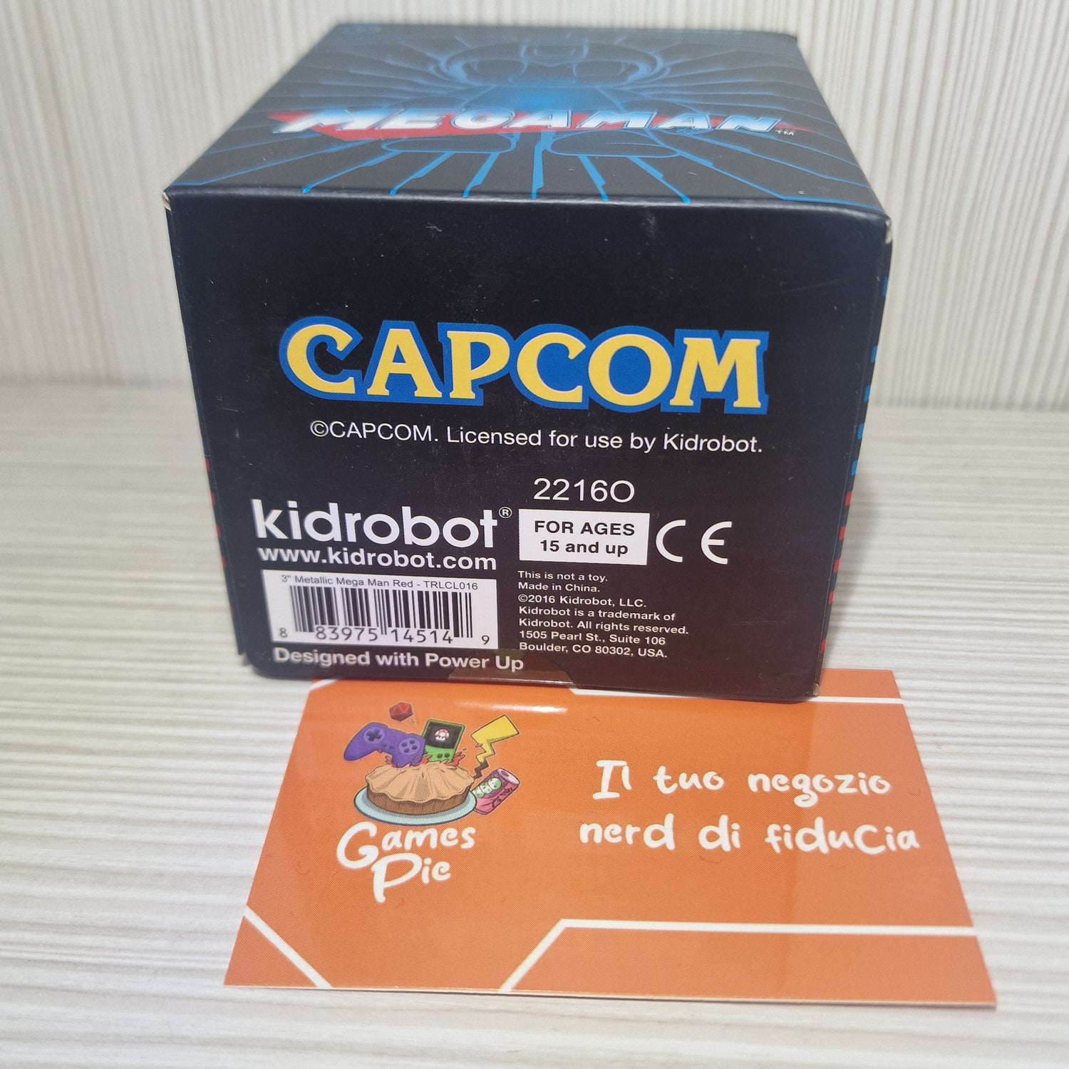 Figure Kidrobot Mega Man Mini Series Metallic Red 3" Vinile Capcom 2016