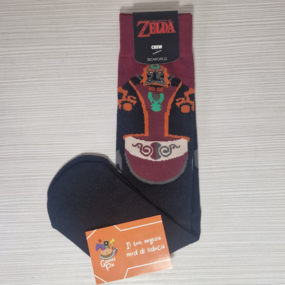 Calzini The Legend of Zelda Ganondorf Nintendo Bioworld 2016 Loot Wear Socks