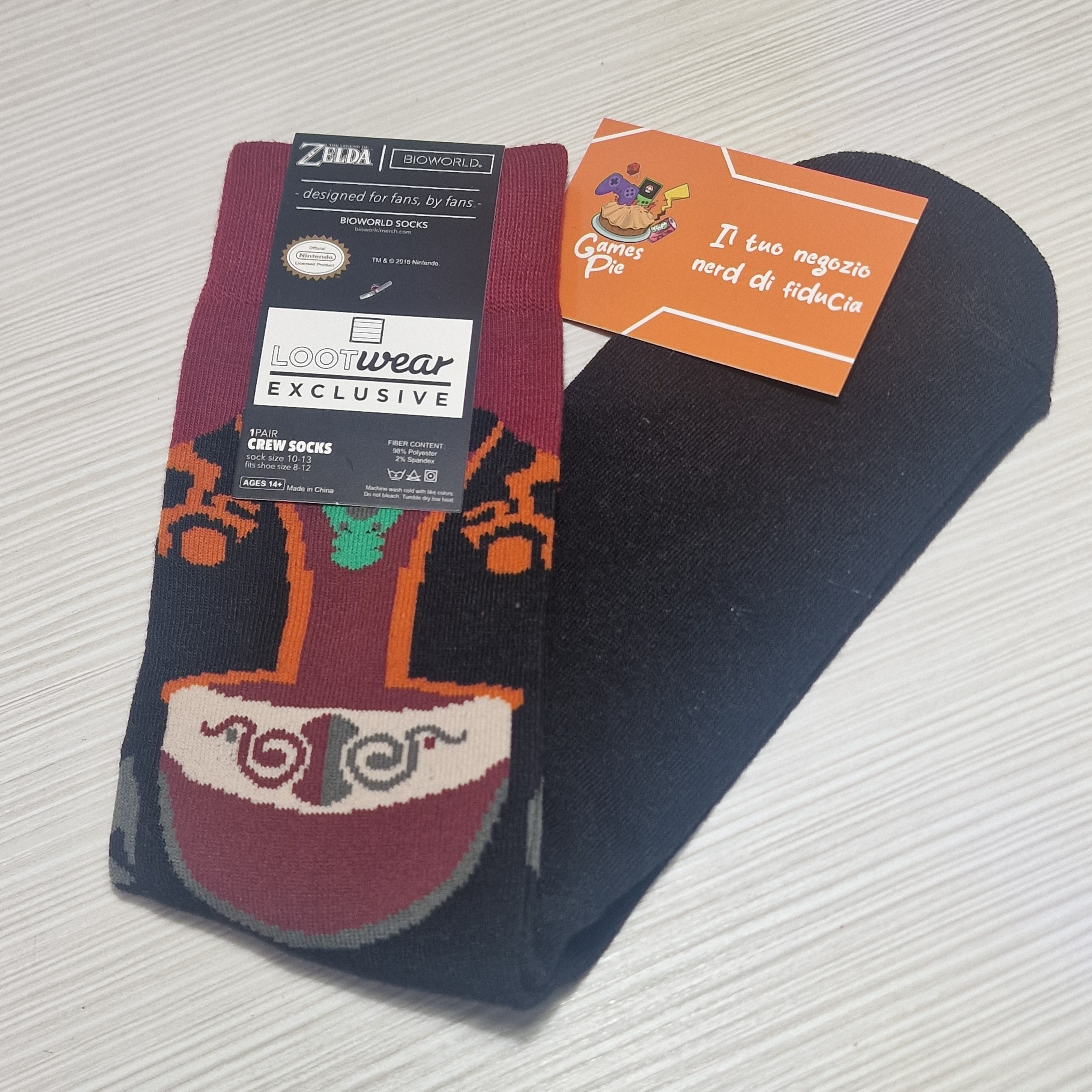 Calzini The Legend of Zelda Ganondorf Nintendo Bioworld 2016 Loot Wear Socks