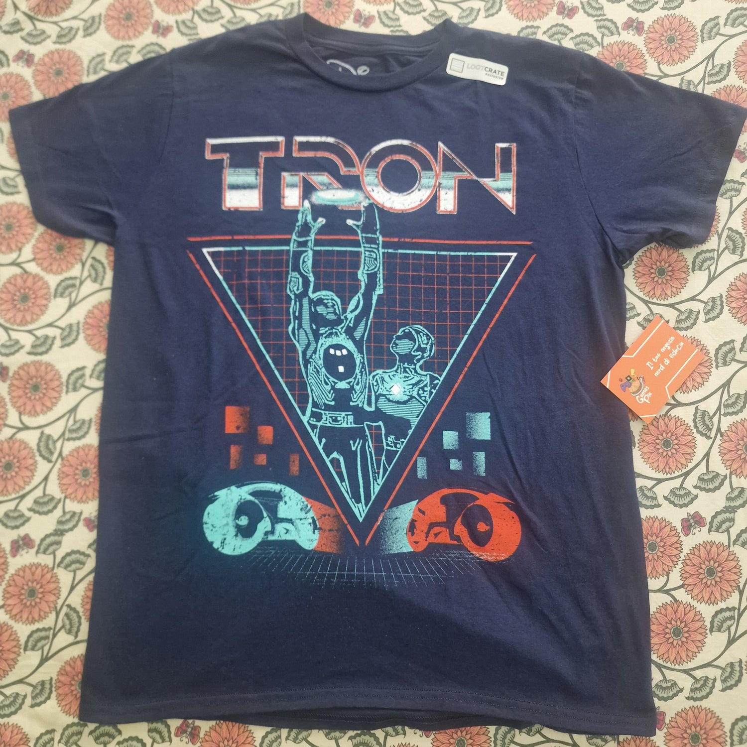 T-Shirt Disney Tron Loot Crate Exclusive Maglietta Taglia S Cotone Vintage