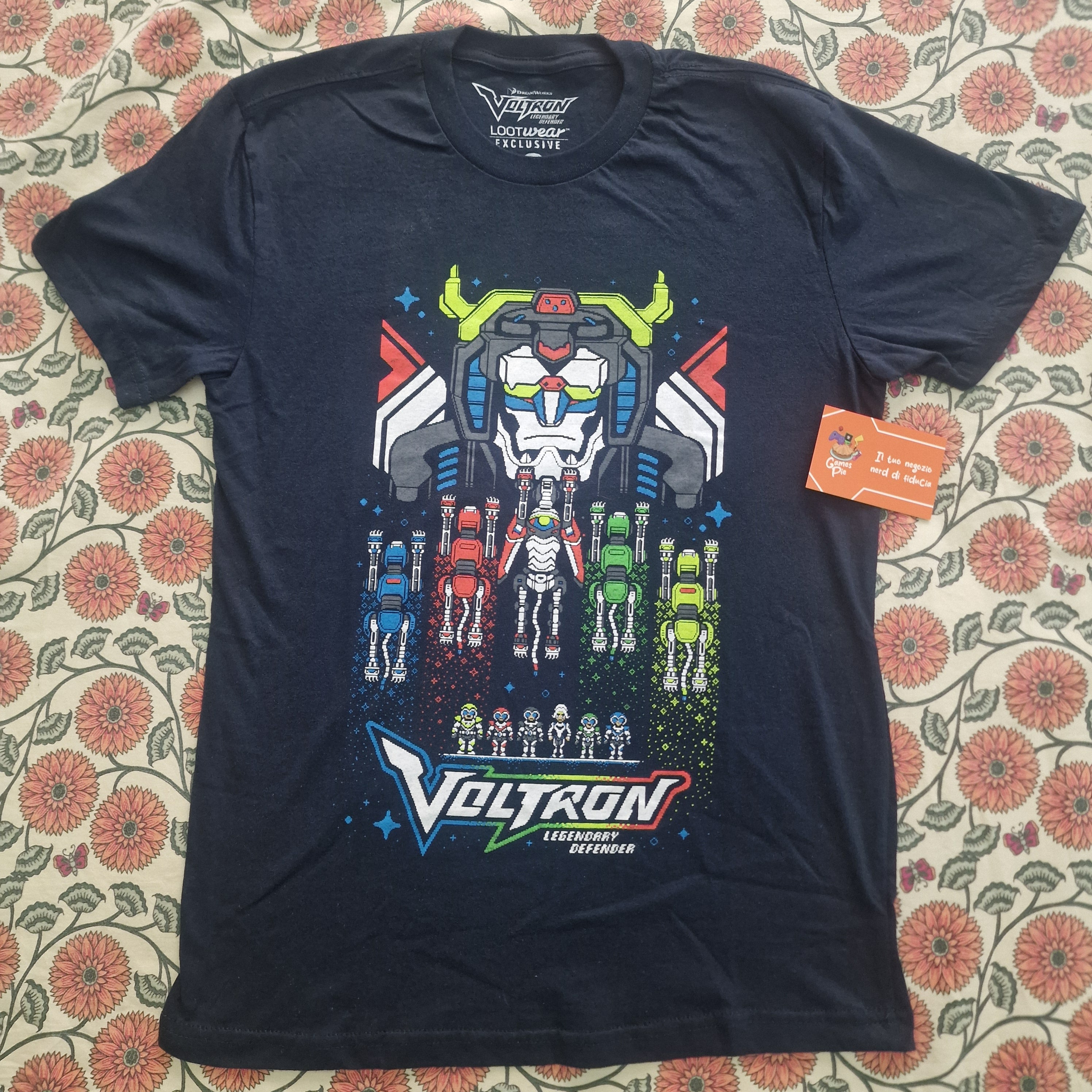 T-Shirt Voltron Legendary Defender Loot Wear Exclusive Maglietta S Pixel Art