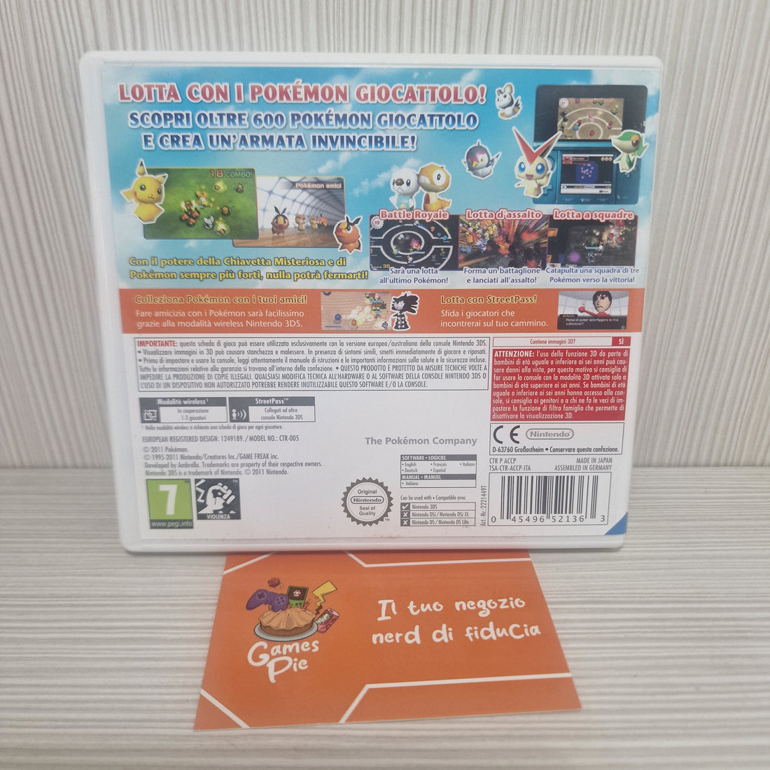 Super Pokémon Rumble Gioco Console Nintendo 3DS Completo CIB PAL ITA Originale