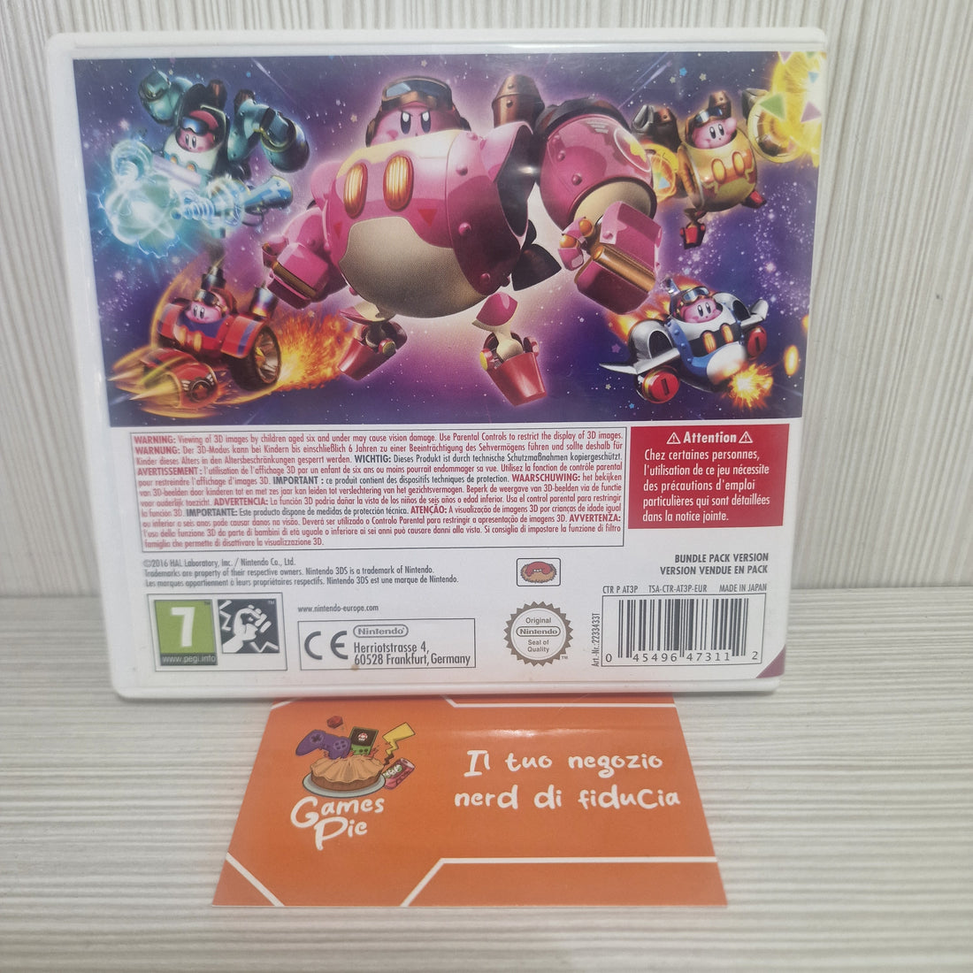 Kirby Planet Robobot Nintendo 3DS
