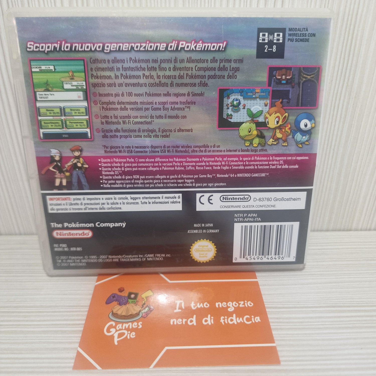Pokémon Versione Perla Nintendo DS