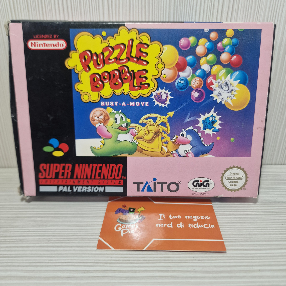 Puzzle Bobble Bust-A-Move SNES