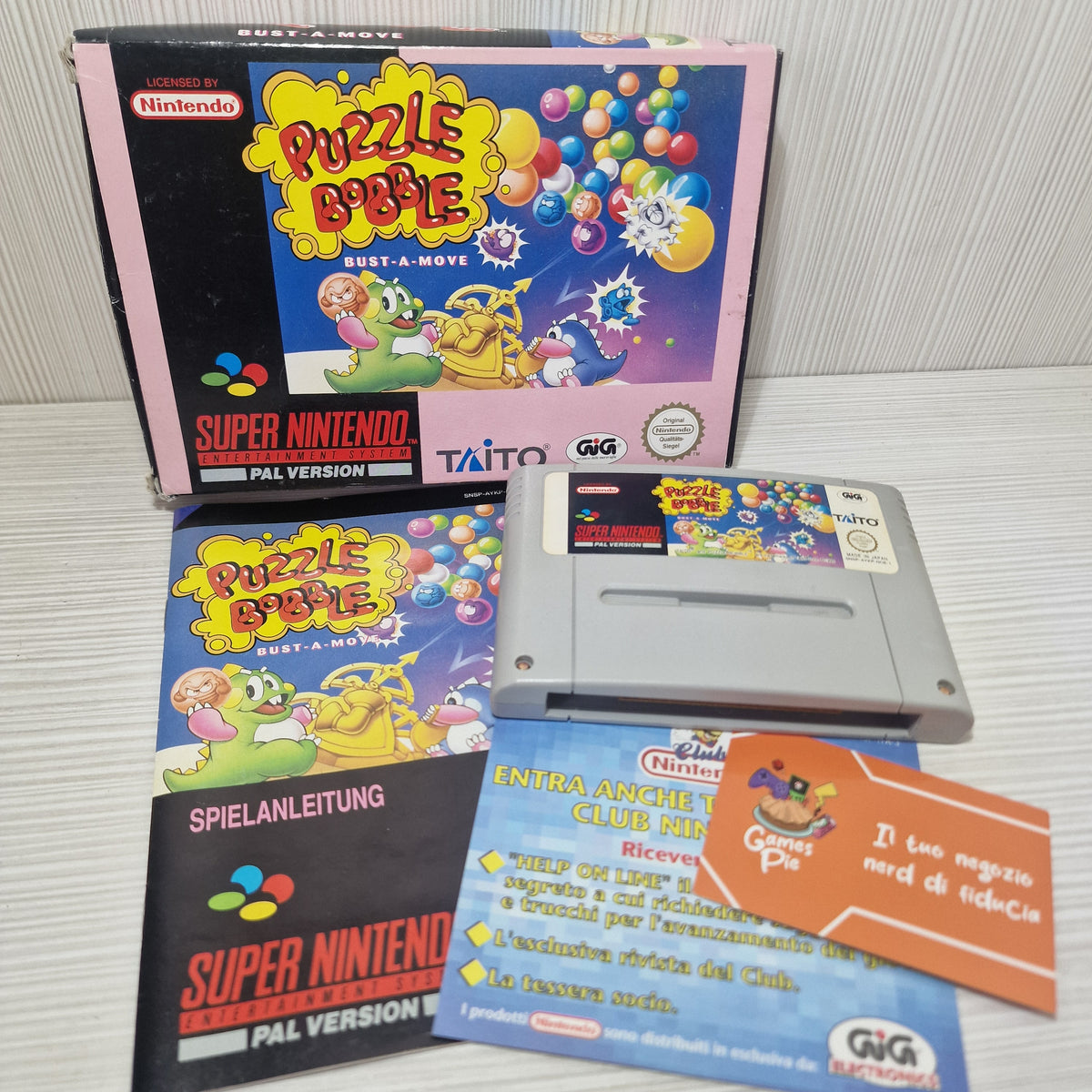 Puzzle Bobble Bust-A-Move SNES