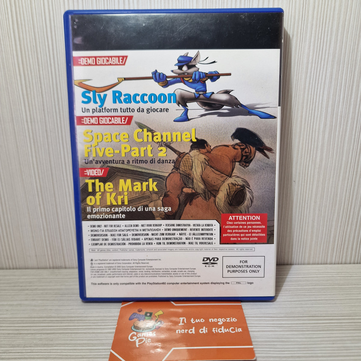 DVD Demo 08 Magazine Ufficiale PlayStation 2 PS2 PAL ITA SCED-51457 Primal