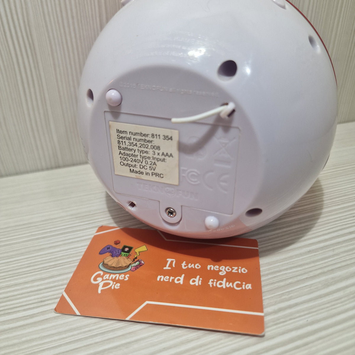 Radiosveglia Pokémon Pikachu Poké Ball Teknofun