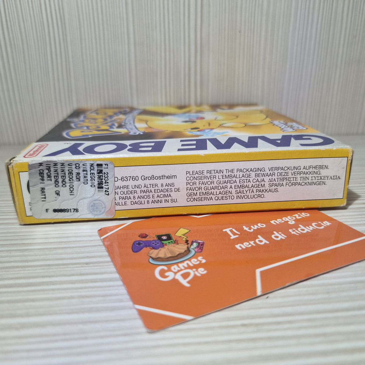Pokémon Versione Gialla Game Boy