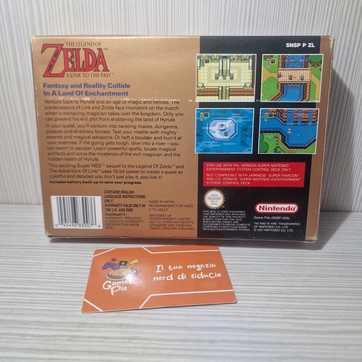 The Legend of Zelda A Link to the Past SNES PAL EUR