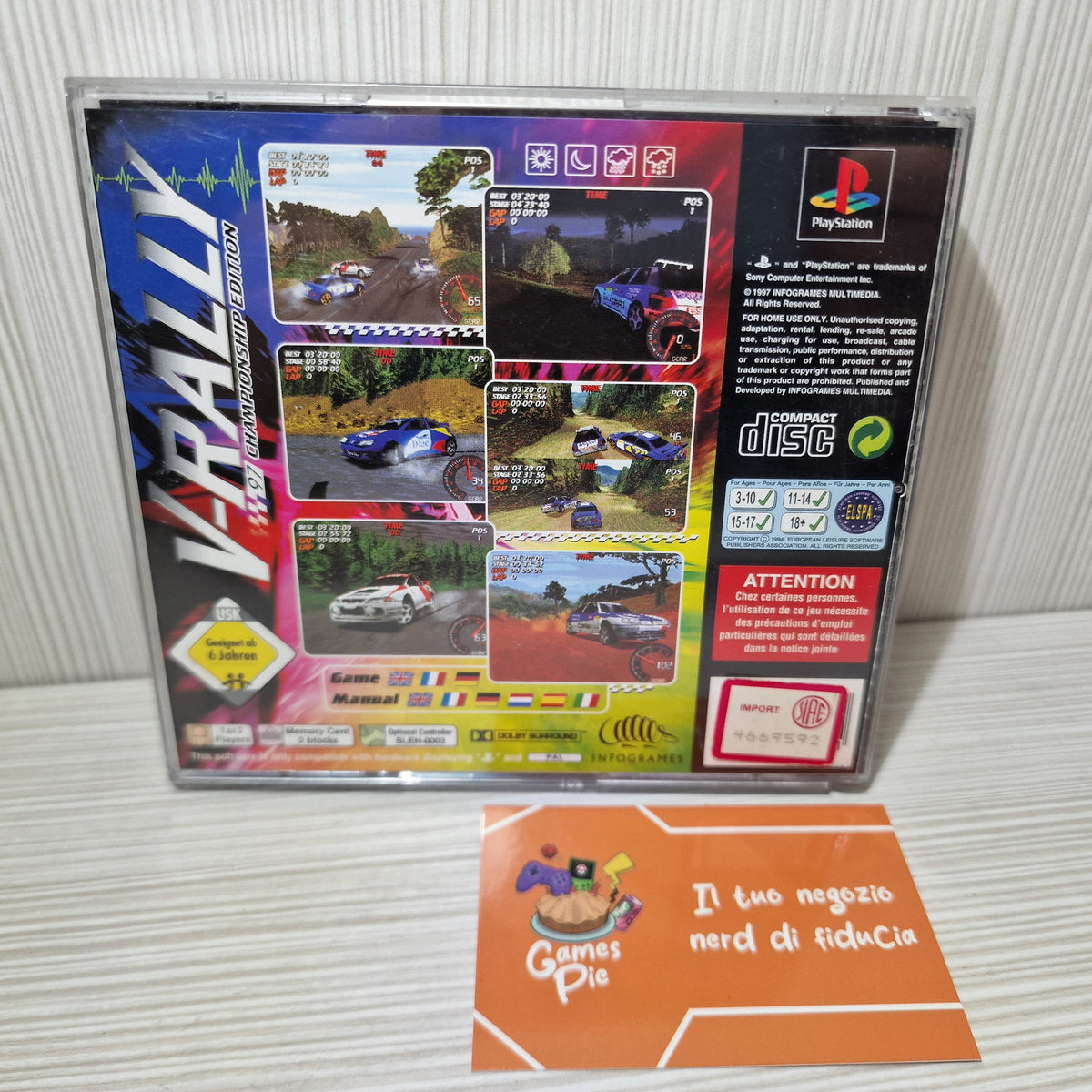 V-Rally 97 Championship Edition PlayStation 1