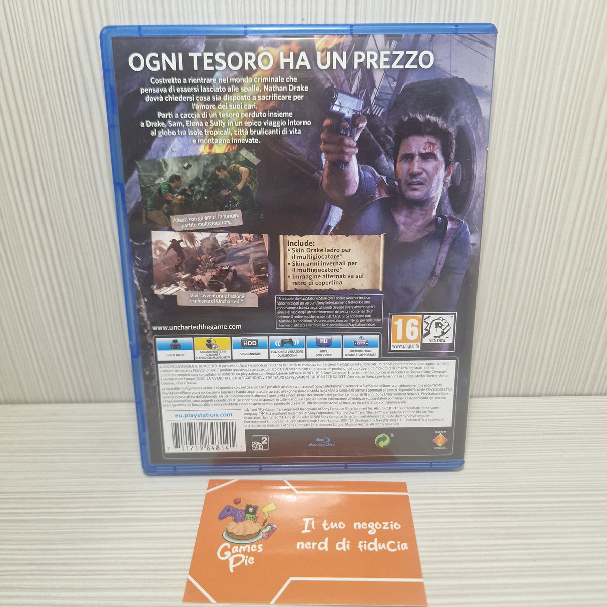 Uncharted 4 Fine di un Ladro PlayStation 4