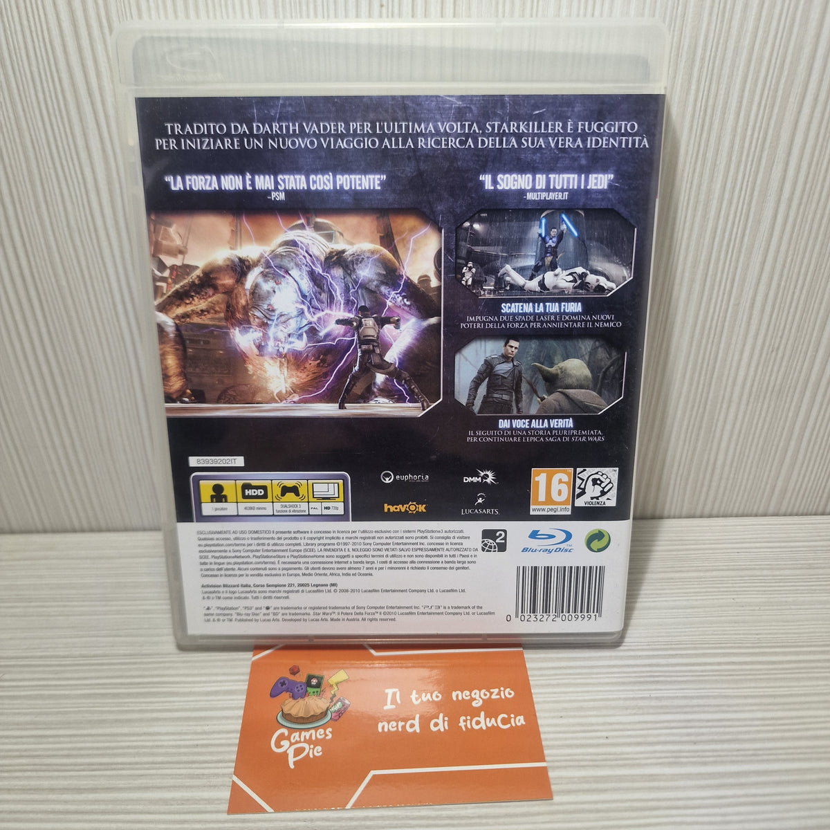 Star Wars Il Potere della Forza II 2 Sony PS3 PAL ITA CIB Completo LucasArts
