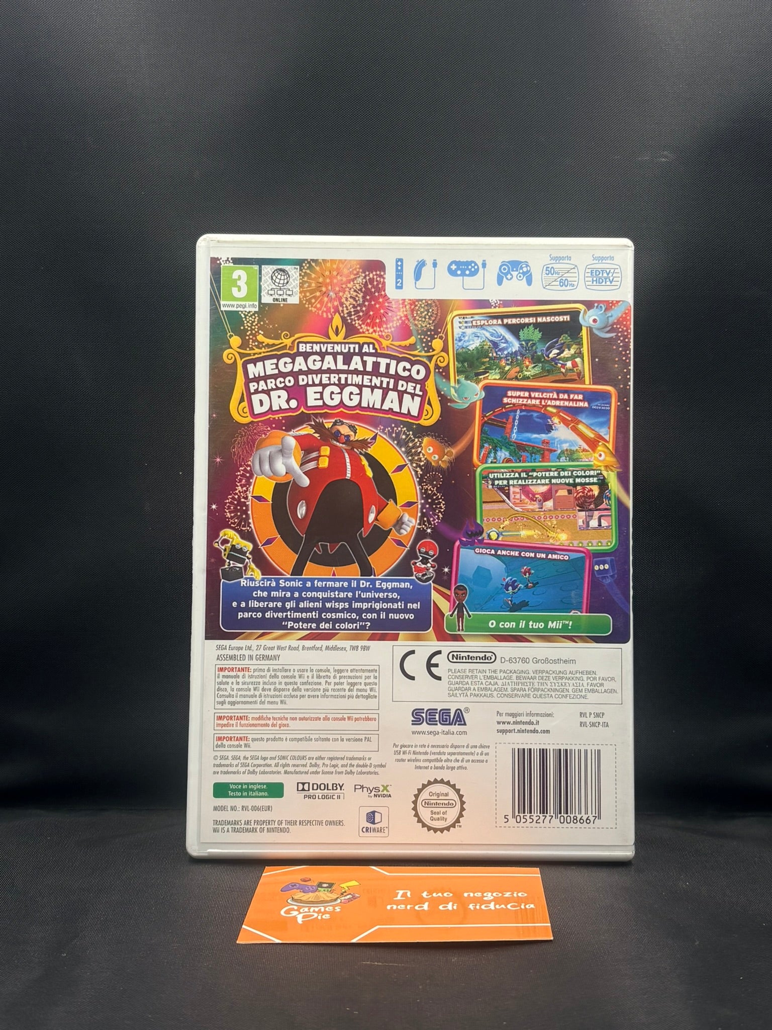 Sonic Colours Nintendo Wii