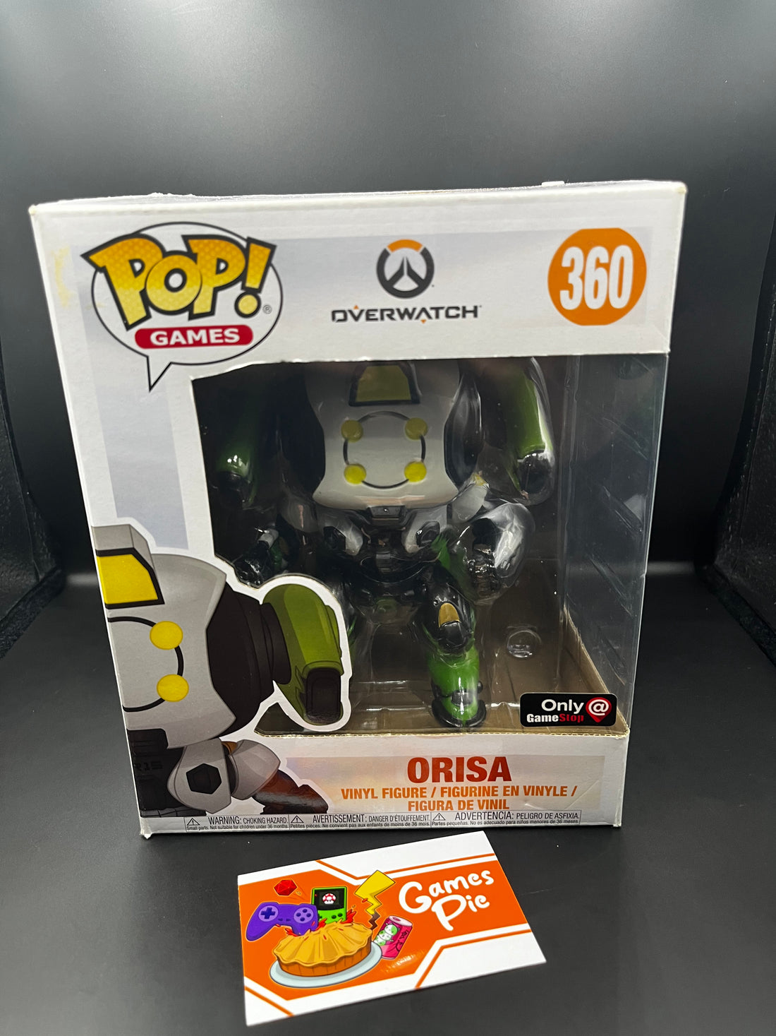 Funko POP! Games 360 Overwatch Orisa Exclusive Gamestop