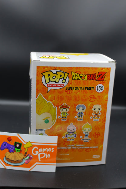 Funko POP! Animation 154 Dragon Ball Z Super Saiyan Vegeta Fall Convention Exclusive 2018