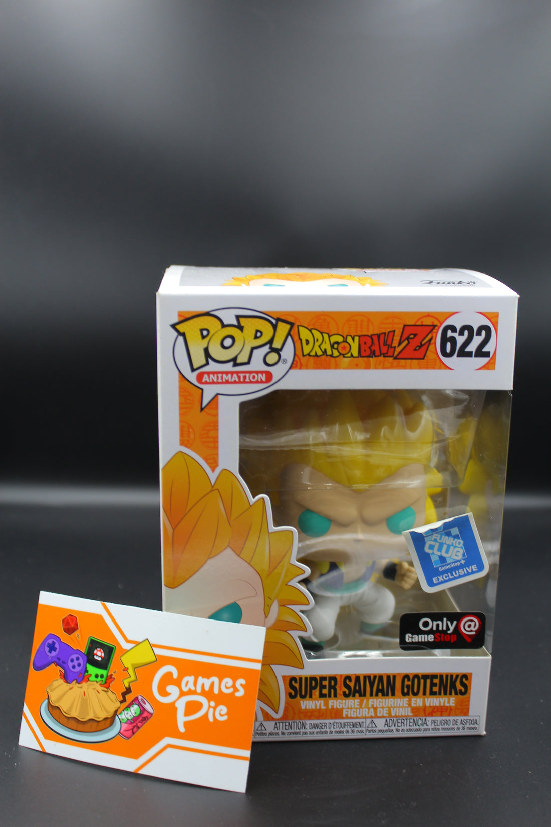 Funko POP! Animation 662 Dragon Ball Z Super Saiyan Gotenks Funko Club Exclusive Gamestop