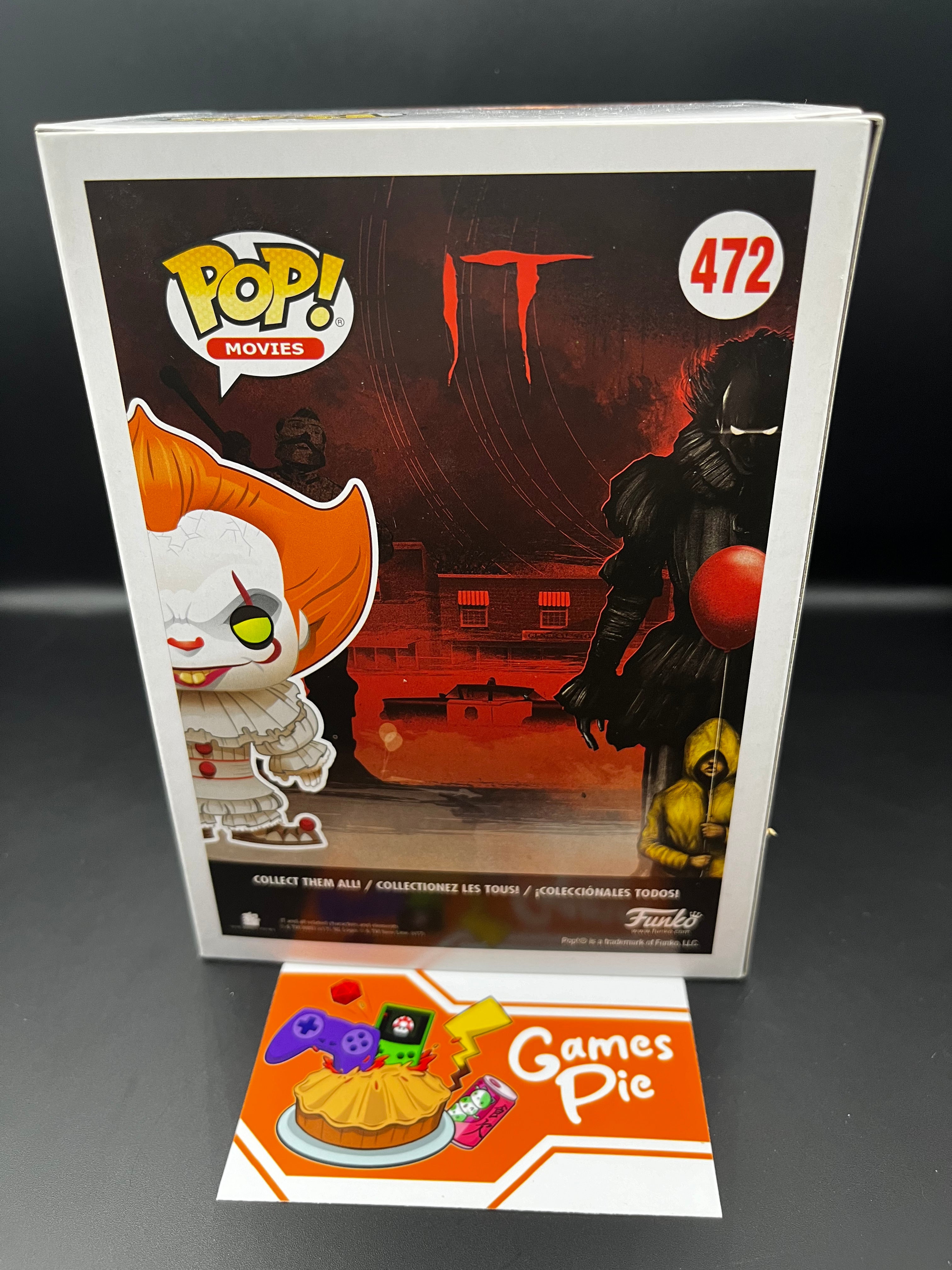 Funko POP! Movies 472 IT Pennywise (with boat) occhi gialli