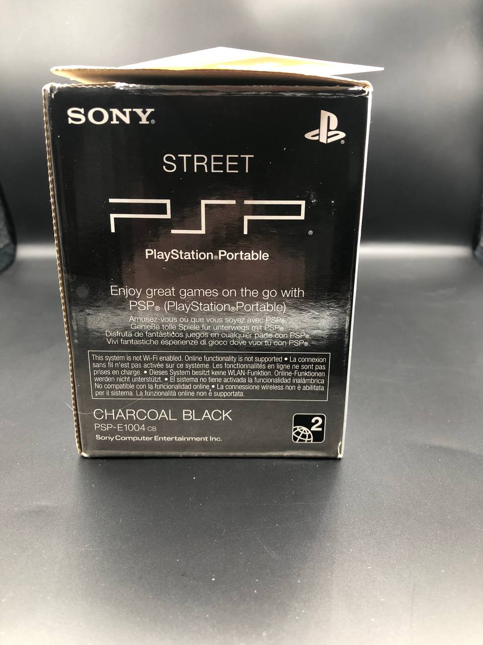 Sony PSP Street E1004, Boxata Charcoal Black con Memory Stick 1GB