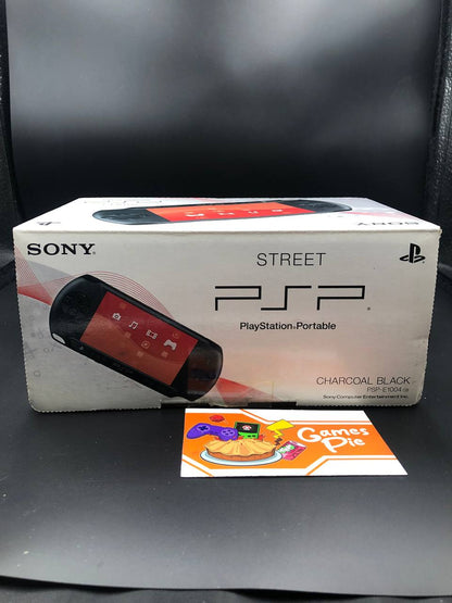 Sony PSP Street E1004, Boxata Charcoal Black con Memory Stick 1GB