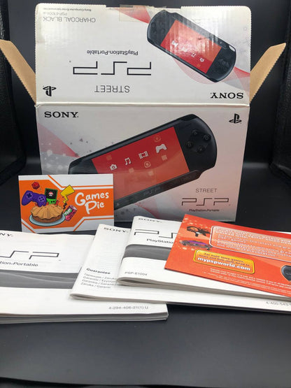 Sony PSP Street E1004, Boxata Charcoal Black con Memory Stick 1GB