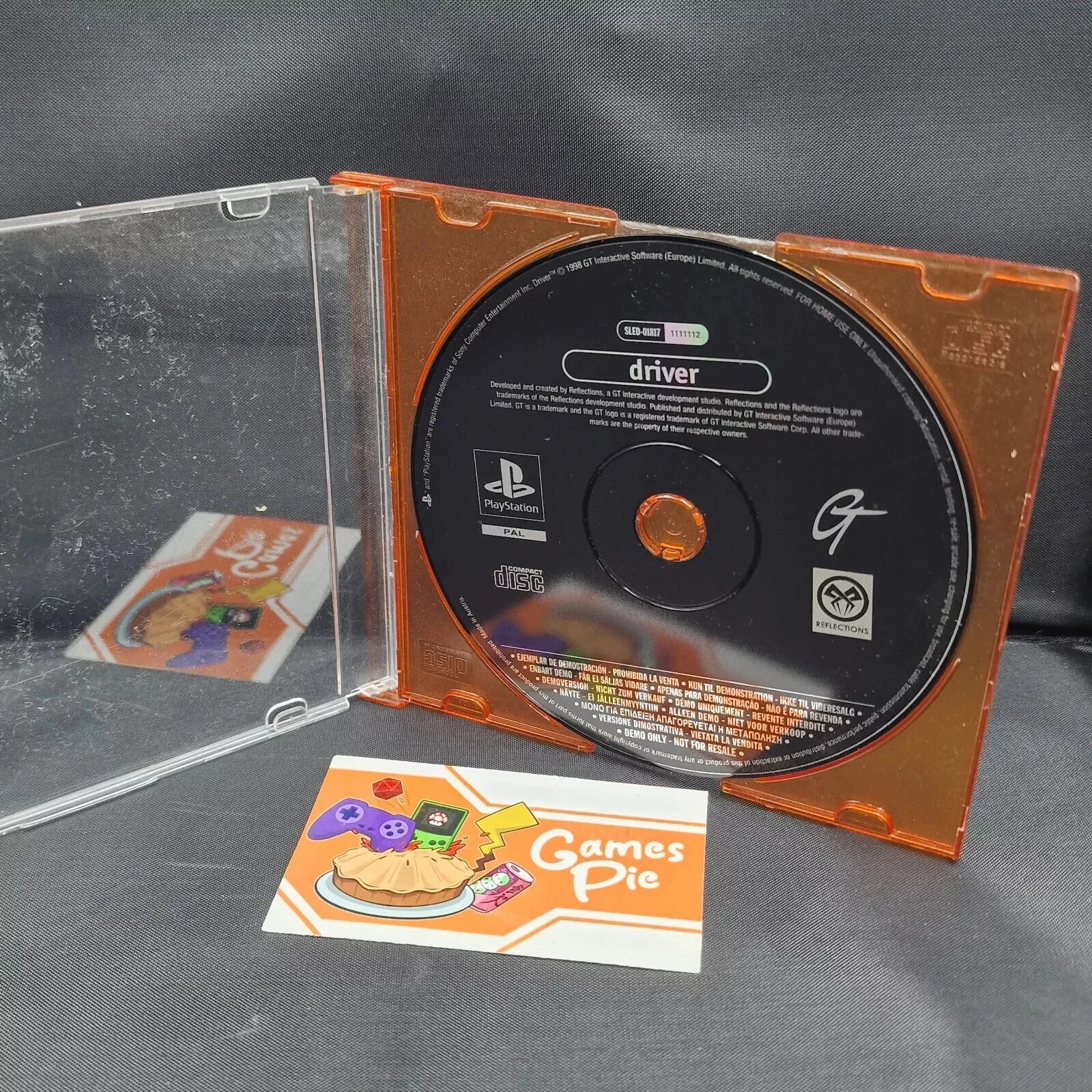 Driver Demo Disco PS1 PlayStation 1 PAL ENG Raro GT Interactive Reflections