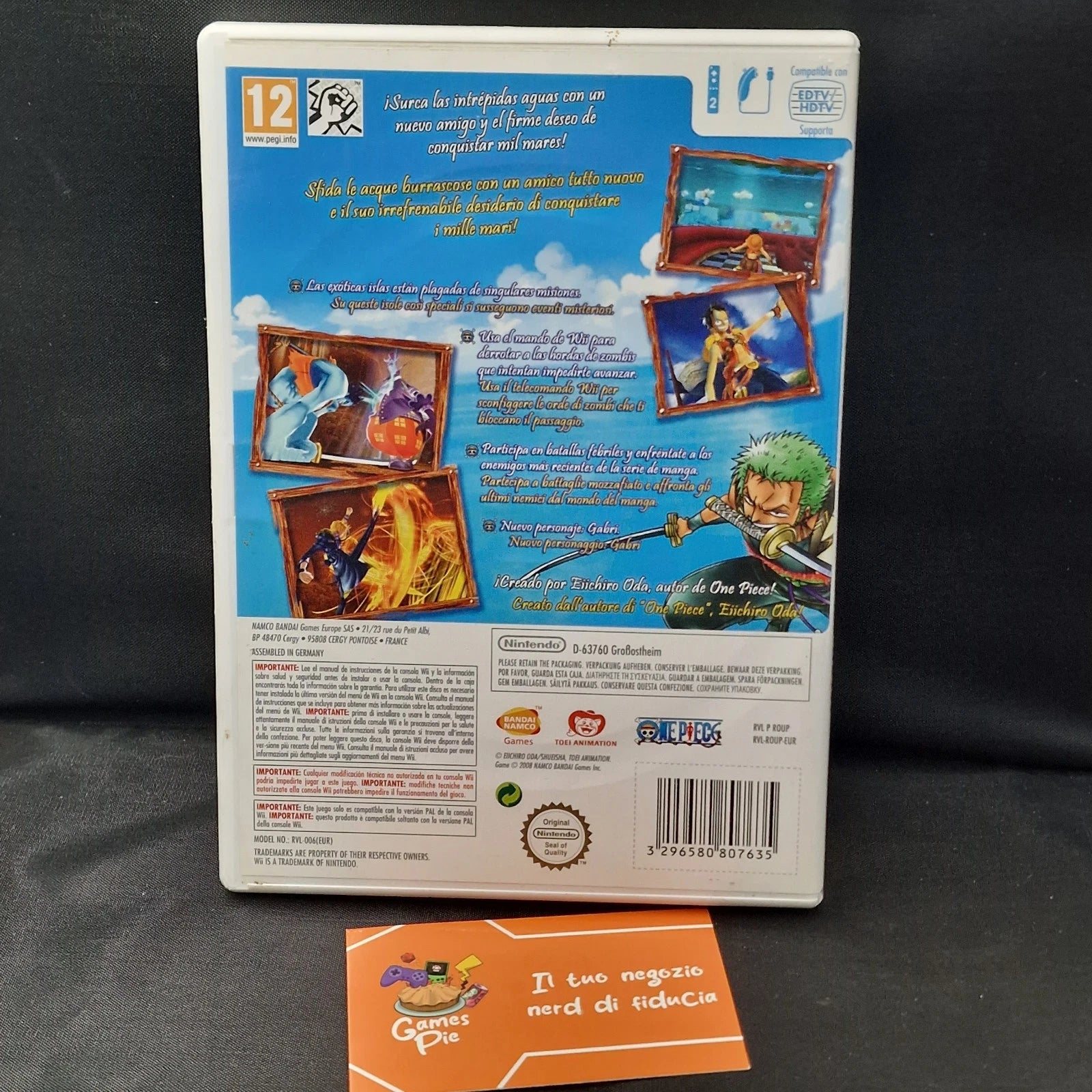 One Piece Unlimited Cruise 1 The Treasure Beneath Waves - Nintendo WII - PAL ITA
